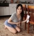 In the afternoon husband and lucky employee are absent