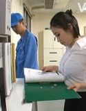 Beautiful big breasted girl fuck office