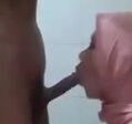 Hijab Pink Sepong Kontol Panjang